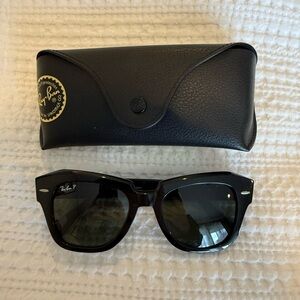 Ray-Ban State Street Black Polarized Sunglasses